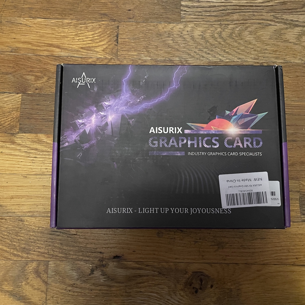 AISURIX Radeon RX 580 Graphic Card 2048SP 8GB GDDR5, 256 Bit 2xDP 1xHDMI GAMING